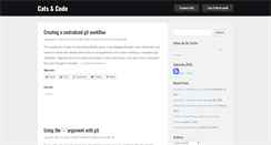 Desktop Screenshot of catsandcode.com